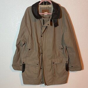 Outback West Tan Ranchwear Canvas Utility Workwear Jacket Size Large